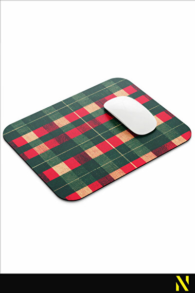 nilizma Mouse Pad cu model Gingham tematic de Anul Nou