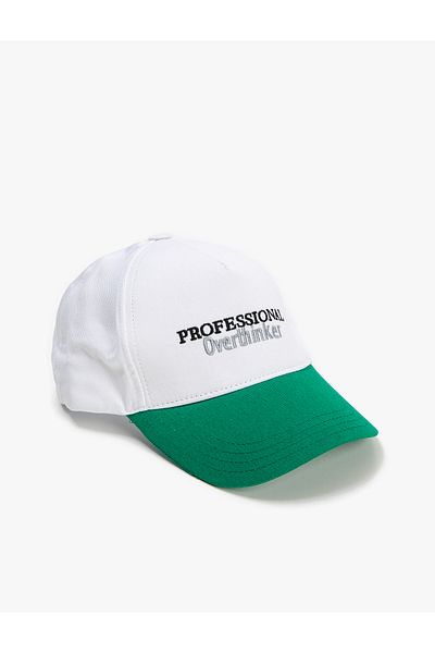 Koton Şapcă Pălărie Slogan Brodat