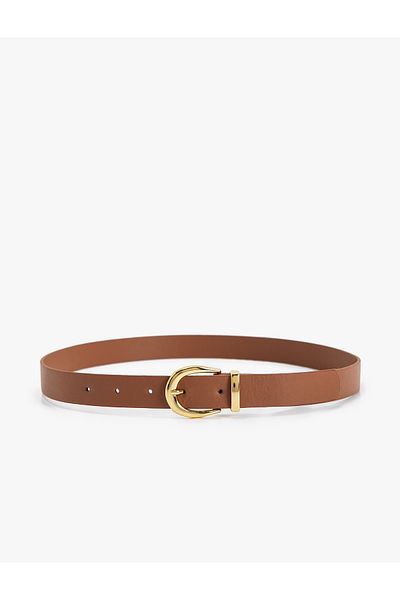 Koton Faux Leather Belt - Metal Buckle Detail