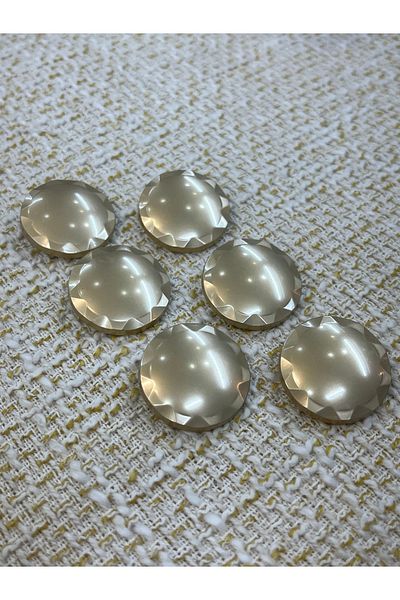 ODDA TASARIM ATÖLYESİ 25mm Matte Gold Crystal Edged Imported Knob