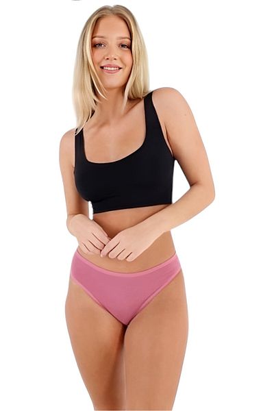 Tezzgelsin Chiloți de bikini din țesătură din jerseu pieptănat din bumbac pentru femei Chiloți de bikini pentru femei 3 culori