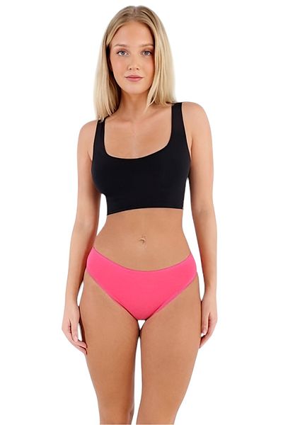 Tezzgelsin Women's Cotton Combed Single Jersey Fabric Bikini Panties Women's Bikini Panties 3 Colors