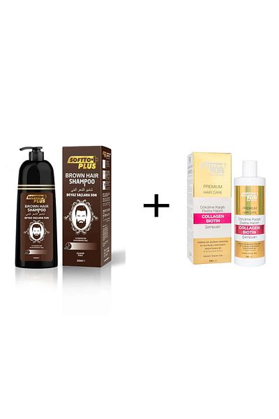 Softto Plus Strengthening and Revitalizing the Natural Structure of Hair with Biotin Content 2-Pack Shampoo Eleg.3336
