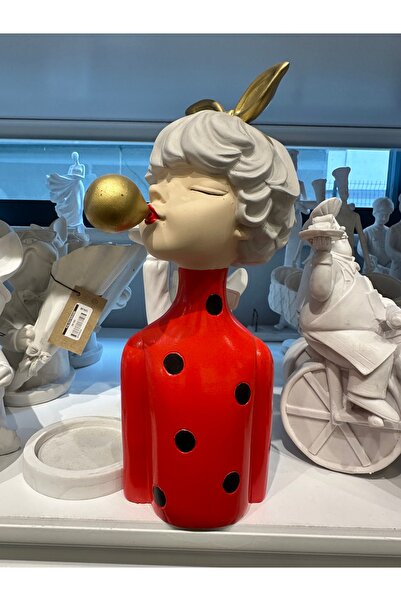 İki Cadı Tasarım Balon Şişiren Kız Dekoratif Obje