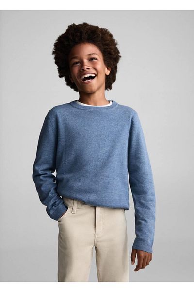 MANGO Kids Pulover din tricot din bumbac