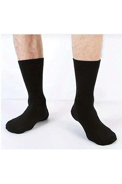 SARI BUTiK Black Classic Cotton Socks - Pack of 3
