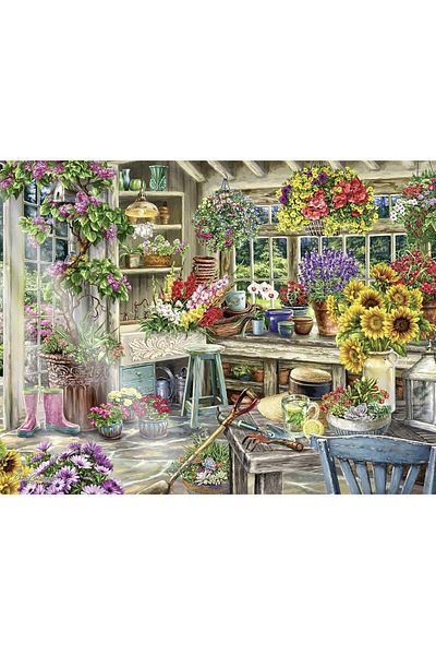 RAVENSBURGER Erhnshp 2000 Piece Gardener's Paradise Puzzle Desing News 995340