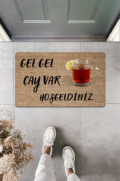 Dormot Home High Quality Digital Printing Come Come There' Welcome Door Front Mat