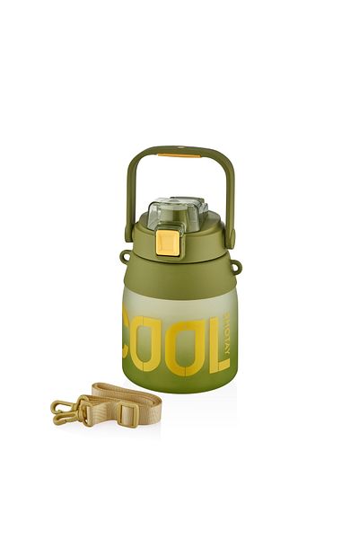 Shotay Hippo Tritan Flask - 1000 ml Soft Plastic Baby Soft