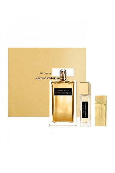 Narciso Rodriguez Narciso Rodriguez Amber Musk Eau de Parfum Set 100ml - Bag Sample 30ml