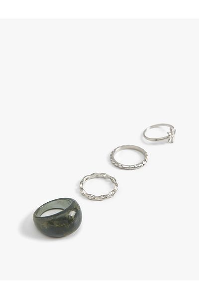 Koton Ring Set 4 Pieces Metal