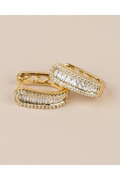 Portakal Esintisi Xuping الزركون الرغيف الفرنسي حجر الخاتم الصلب الأقراط