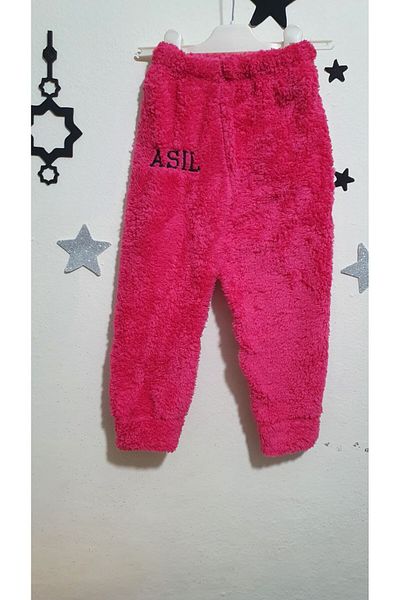 asiltr Noble Trend Plush Welsoft Unisex Children's Pants 3-9 Years