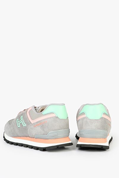 Hammer Jack Chile Genuine Leather Gray Salmon Women's Sneakers