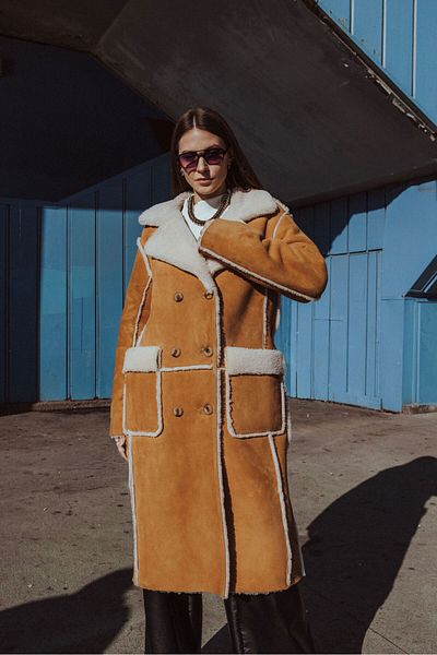 CE-YIL DERİ ÜRÜNLERİ Women's Esila Genuine Napa Fur