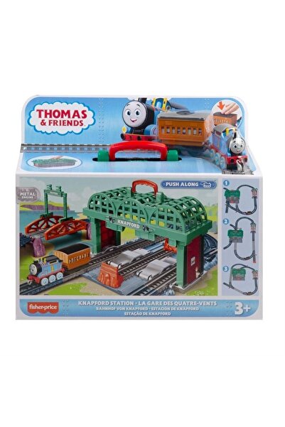 mattel Thomas ve Arkadaşları - Knapford İstasyonu Oyun Seti, 3 yaş ve üzeri, HGX63