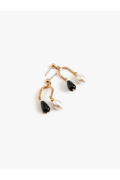 Koton Pearls Dangle Abstract Earrings