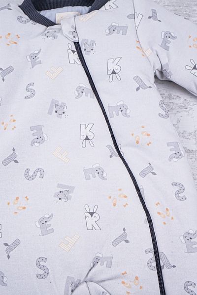 PODİUM GİYİM Cute Alphabet Printed 100% Cotton 2.5 Tog Winter Sleeping Bag