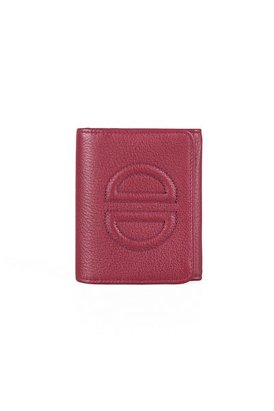 Desa Heleno Claret Red Women's Leather Wallet