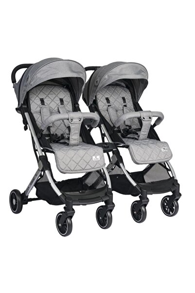 LORELLİ Lorelli Fiorano Kabin Set İkiz Bebek Arabası - Dolphin Grey
