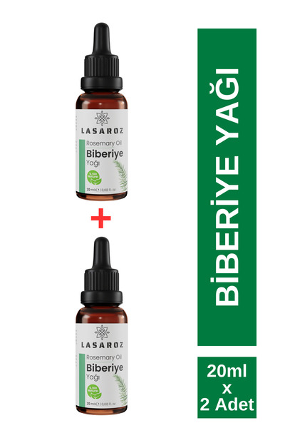 lasaroz 2 Adet Biberiye Yağı Saç Dökülmesi ve Yıpranmış Saçlar için Hızlı Saç...