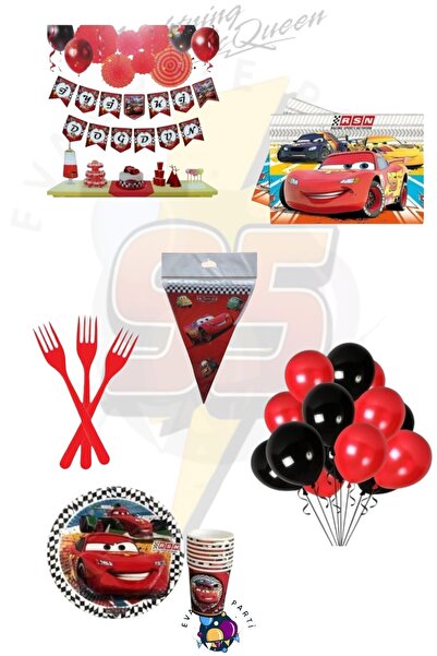 Evabrite Cars Cars Themed Set for 8 Persons Doubleb - Προμήθειες για πάρτι γε...
