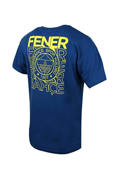 Fenerium Herren T-Shirt in Übergröße mit Fenerbahçe Tribünen-Logo in Marineblau