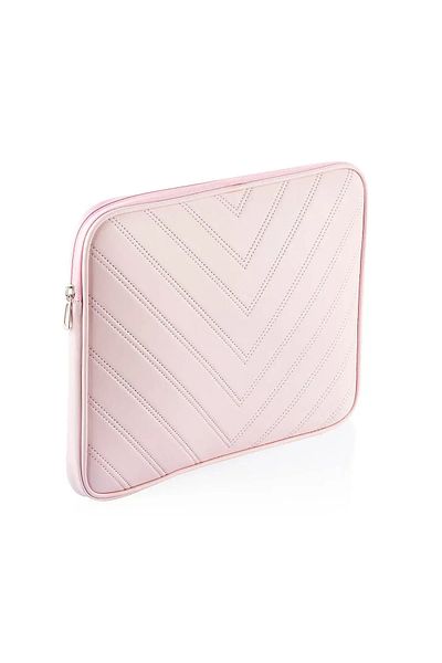 NS reliable Чанта за лаптоп Macbook от изкуствена кожа 13"-13.6" инча - 800-обикновена, светло розова