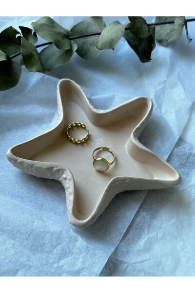 Home Starfish Jewelry Plate Decorative Home Ornament