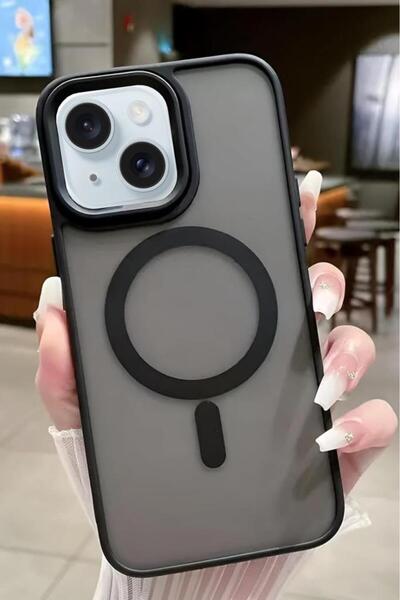 3GEN CASE İphone 15 Uyumlu Kablosuz Şarj Destekli Antişok Koruma Mat Siyah Bu...