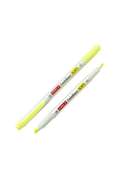 Dong-A Donga Twinler Soft Yellow N/05 Highlighter Double Sided