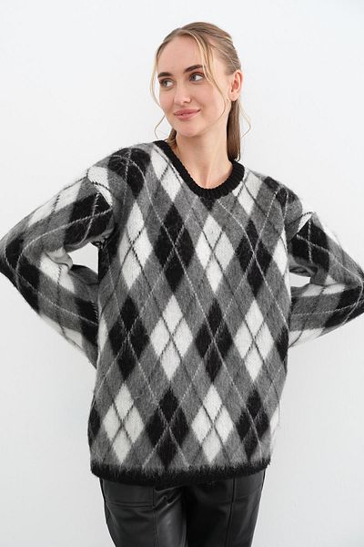 Qutu Butik 0299 PULLOVER CU MODEL BACOL