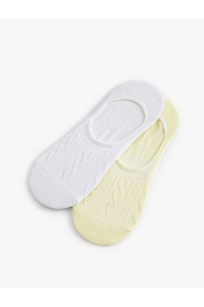 Koton Set de 2 șosete de balerină texturate și colorate