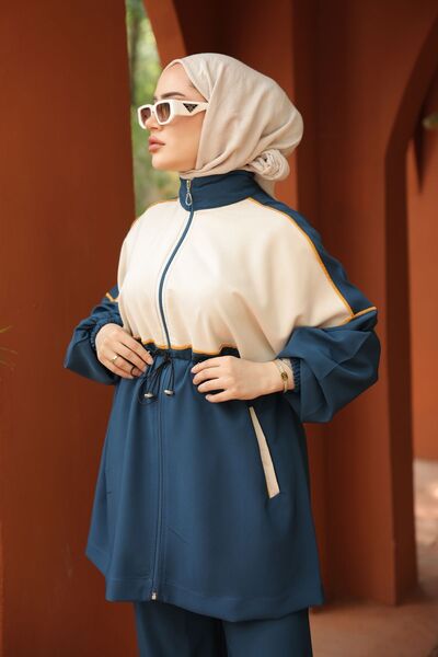 MİMİ Luxury Wear Σετ αθλητικής φόρμας Hijab για γυναίκες - Κομψό και μοντέρνο, σετ με κάτω μέρος, δώρα με ρούχα Hijab