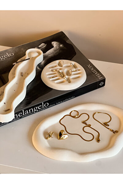 Allegorie.Co Incense Burner, Ring Holder and Decorative Plate Set of Three