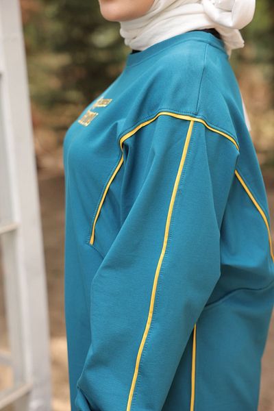 MİMİ Luxury Wear طقم رياضي حجاب - طقم نسائي مكون من قطعتين