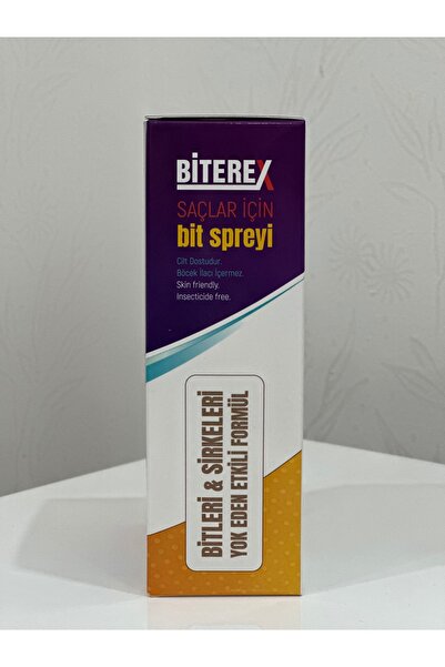 VVS Biterex Bit Spreyi 100 ml Tto Bit Şampuanı Çelik Tarak Hediyeli