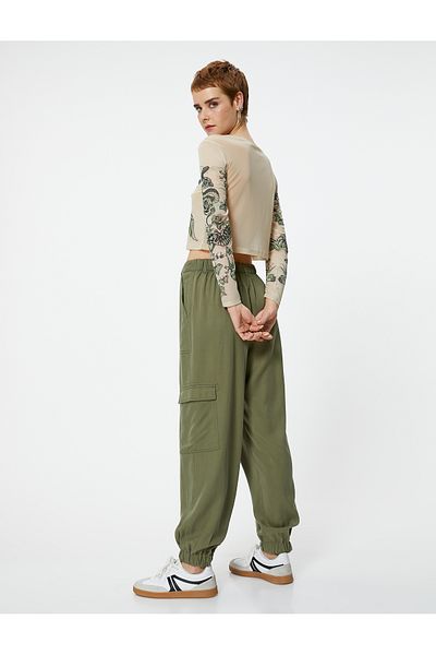 Koton Pocketed Lyocell™ Cargo Jogger Pants