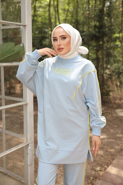MİMİ Luxury Wear Hijab Tracksuit Set - Women's Double Set