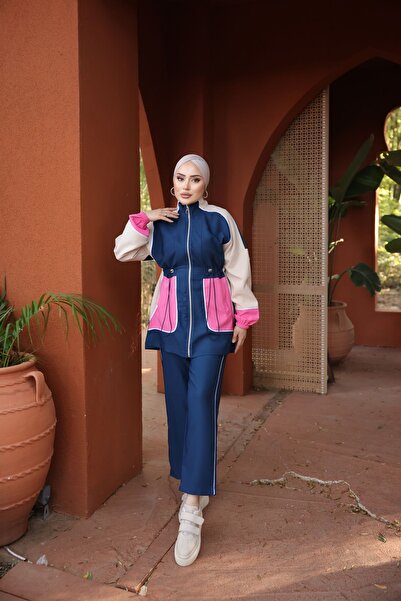 MİMİ Luxury Wear Σετ φόρμας Hijab με φερμουάρ