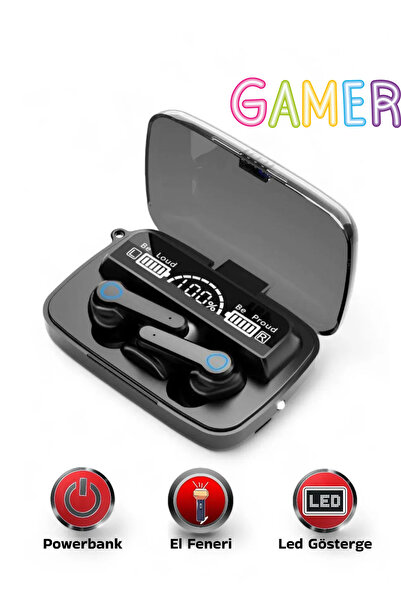 teknotrust Kulaklık Gaming Powerbankli El Fenerli Göstergeli 5.1 Stereo Oyunc...