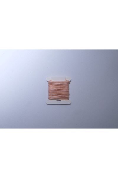 Eskişehir hobi sanat Χρώμα σολομού 3 μέτρα 1 mm κερωμένο σχοινί κολιέ κοσμήματα σχέδιο κοσμήματα σχοινί βραχιόλι