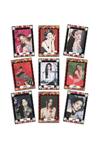 Güneş Kırtasiye Blackpink Jisoo Flower Fotokart Set 9 Adet Kart