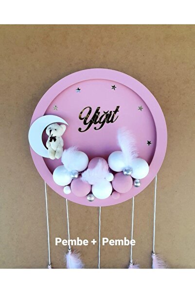 CNGZSHOP Kişiye Özel İsim Yazılı El Işi Led Işıklı Yuvarlak Daire Tasarımlı B...