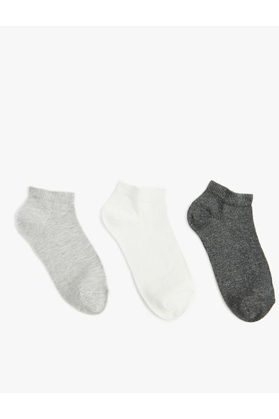 Koton Set of 3 Basic Booties Socks