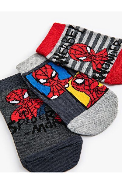 Koton Спайдърмен лицензиран - Комплект чорапи от 3 части