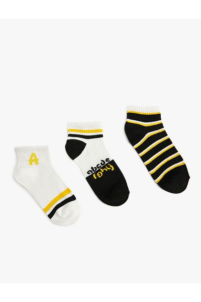 Koton Set of 3 Booties Socks Patterned Cotton