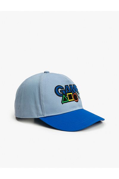 Koton Game Themed Cap Hat - Embroidered Detailed