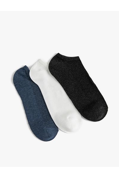 Koton Σετ 3 Basic Booties Κάλτσες - Πολύχρωμες