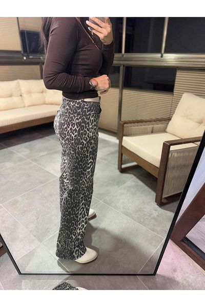 caddstore Pantaloni leopard antici Zr